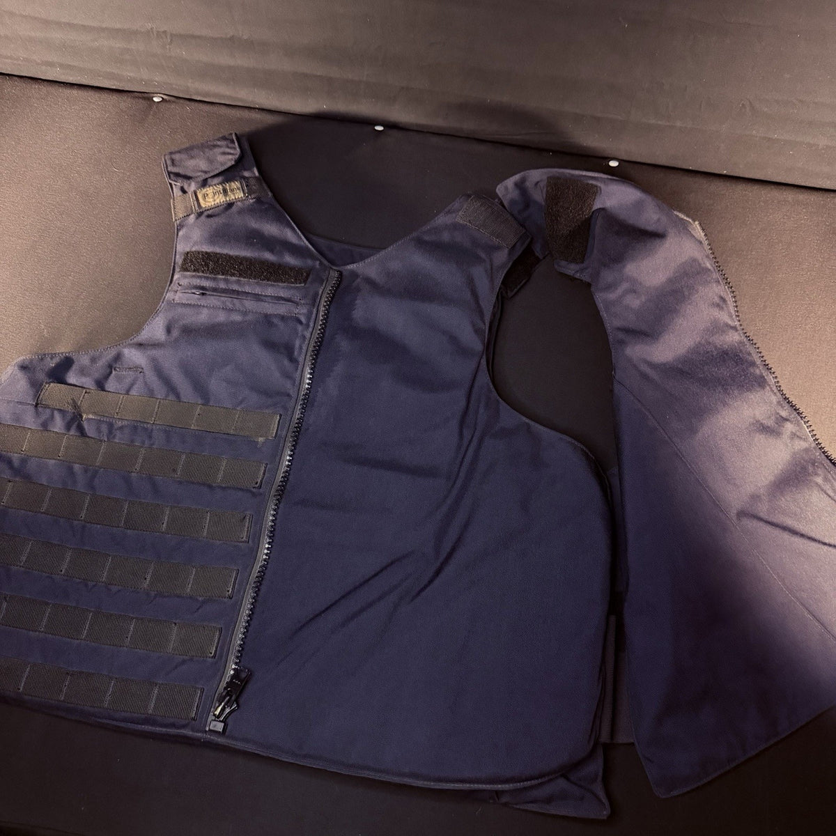 PB Tactical 3A Carrier Vest Size XL 52 Long Blue Ballistic IIIA w/Vented Padding