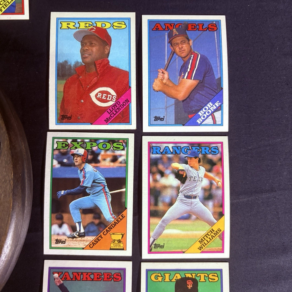 1988 TOPPS High Grade Baseball Card Lot Of 35