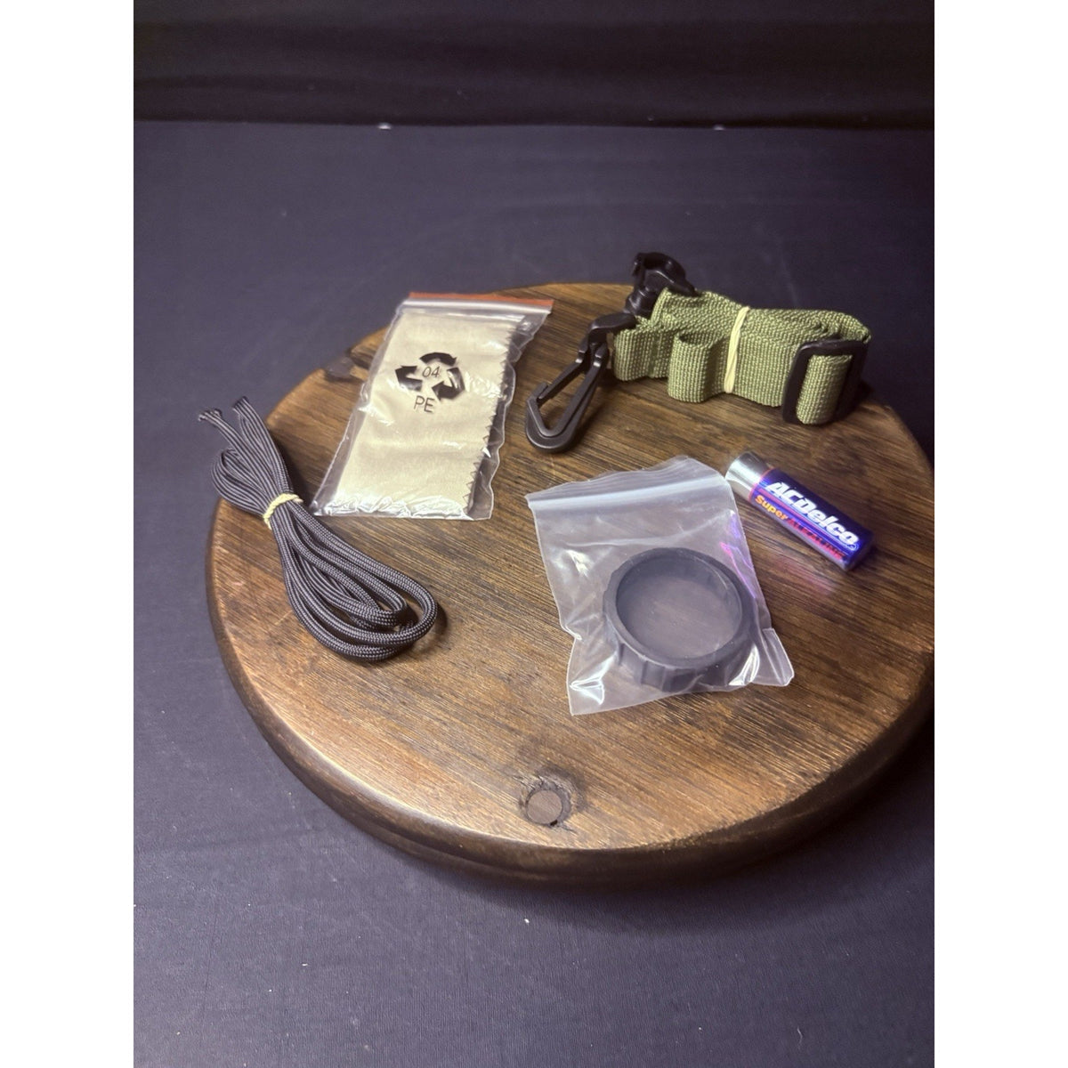NVG Accessories Bag w/ Strap, Battery, Lens, Cloth