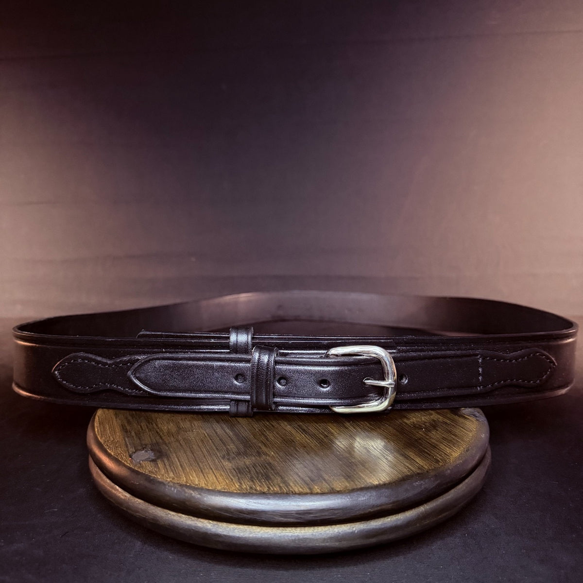 Gould & Goodrich Ranger Belt 58" Plain Black Leather 1.75" Police Duty