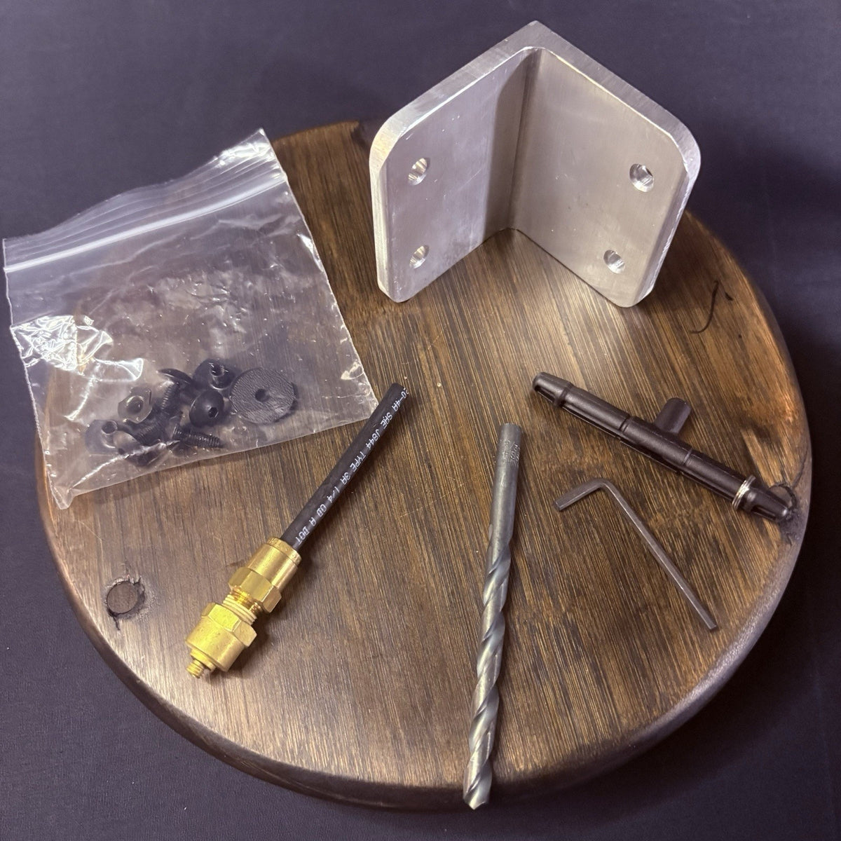 Safariland MK-9 Shield Mounting Kit Assembly w/ Pouch & Spray Through Hose