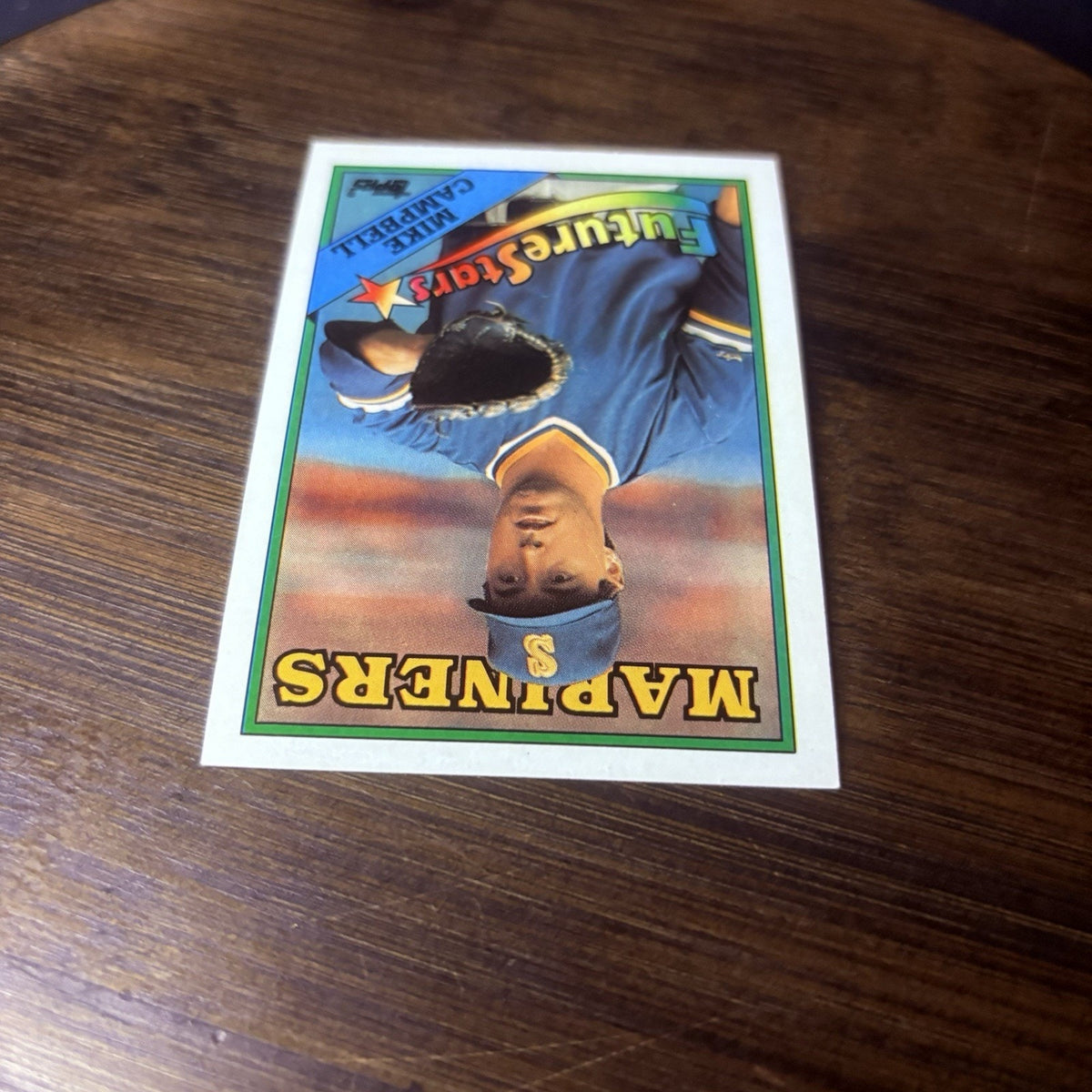 1988 Topps Baseball Card Mike Campbell Rookie Seattle Mariners #246