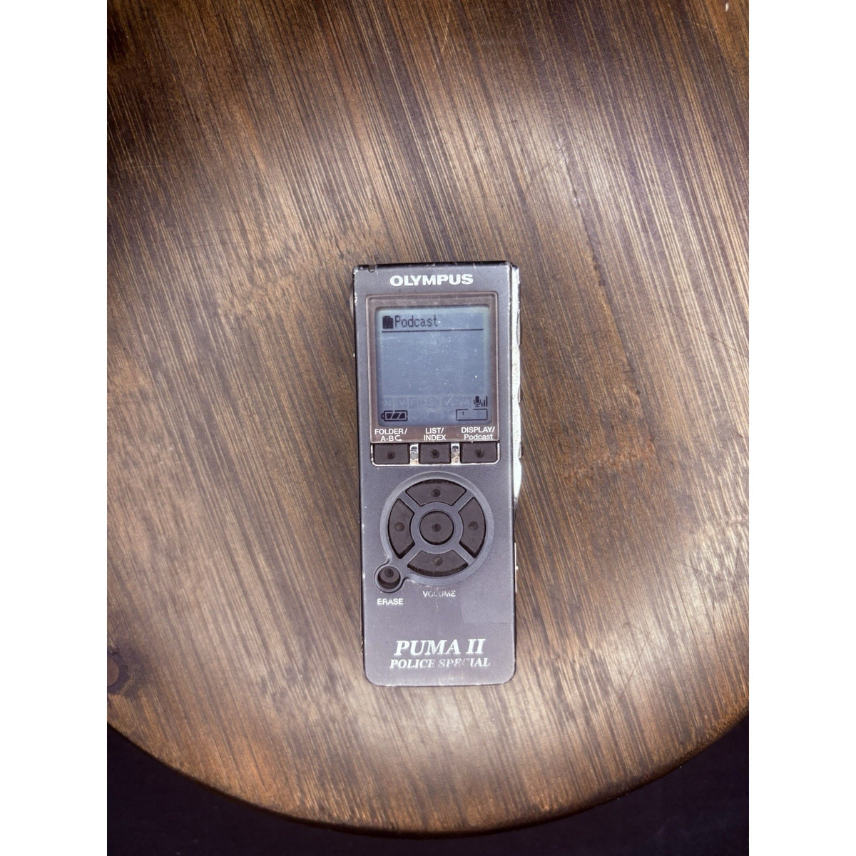 Olympus Puma II Voice Recorder w/Holster, Law Enforcement Dictation