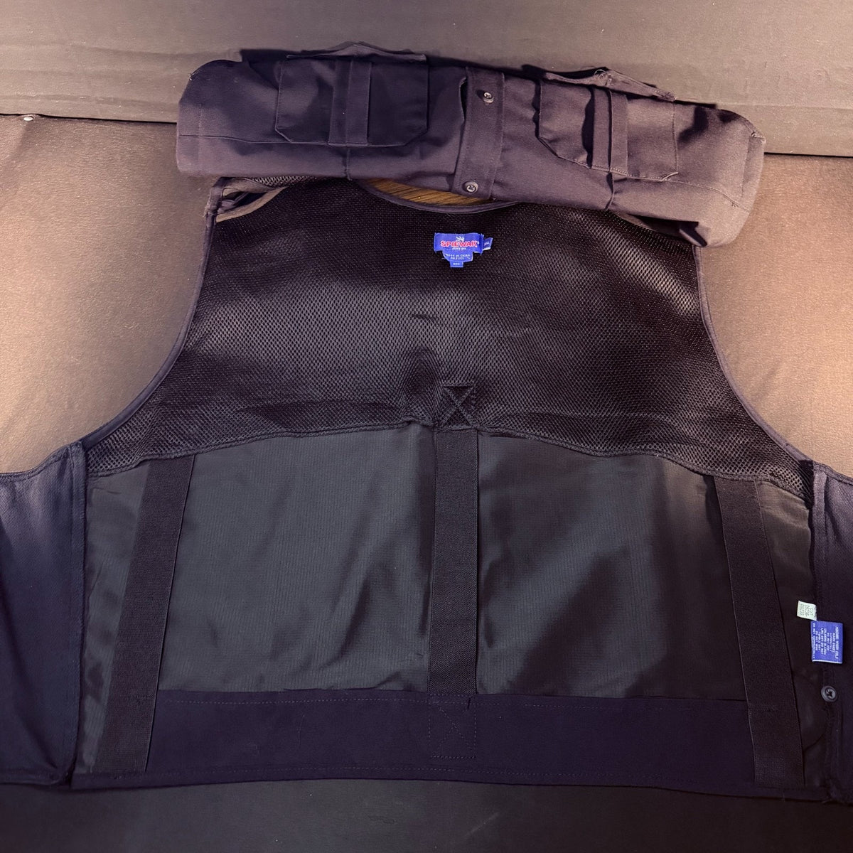 Spiewak Tactical Carrier Vest Soft Armor Vest Navy Size 3XL Mesh Vented Duty