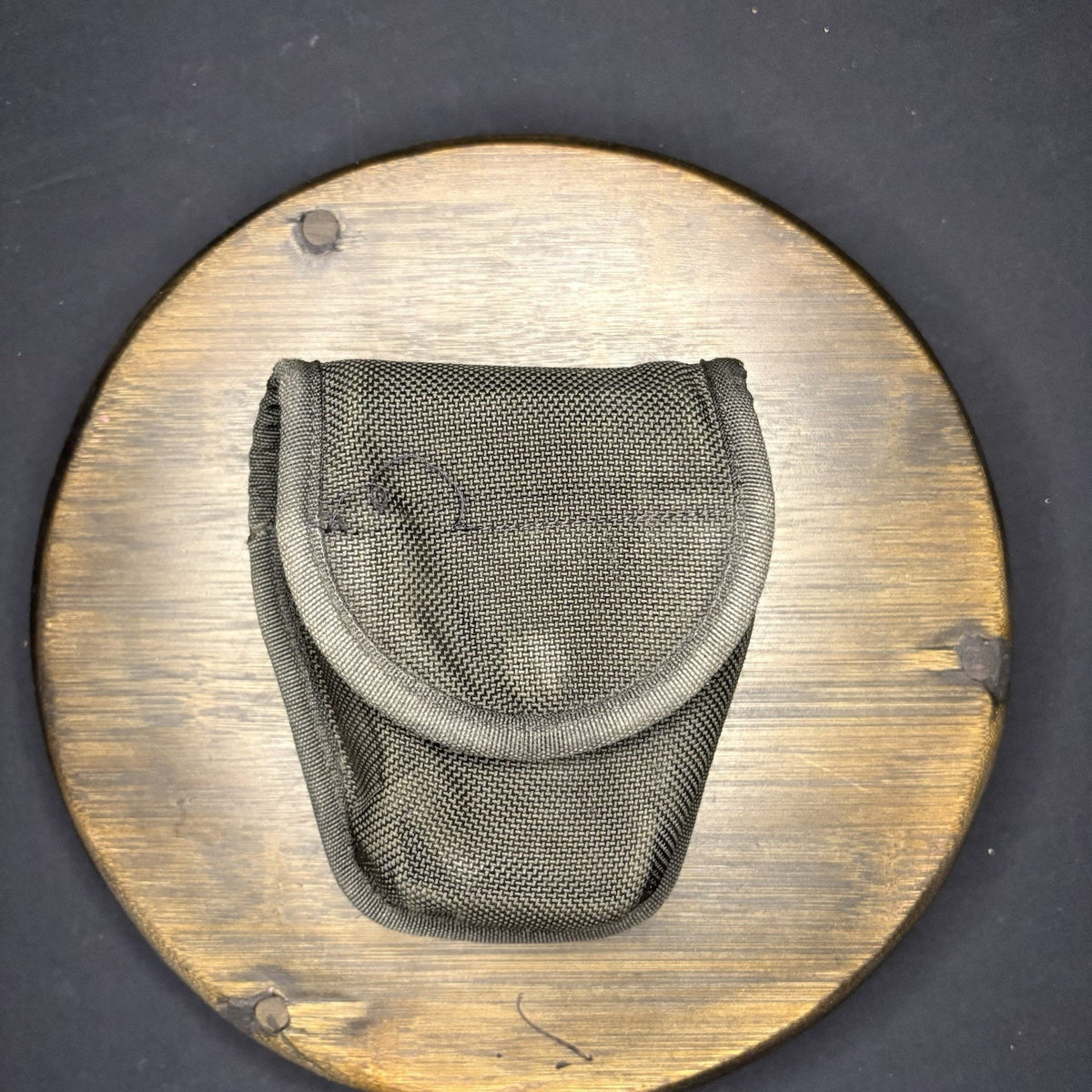 Bianchi 7317 Double Handcuff Case Pouch Black Nylon