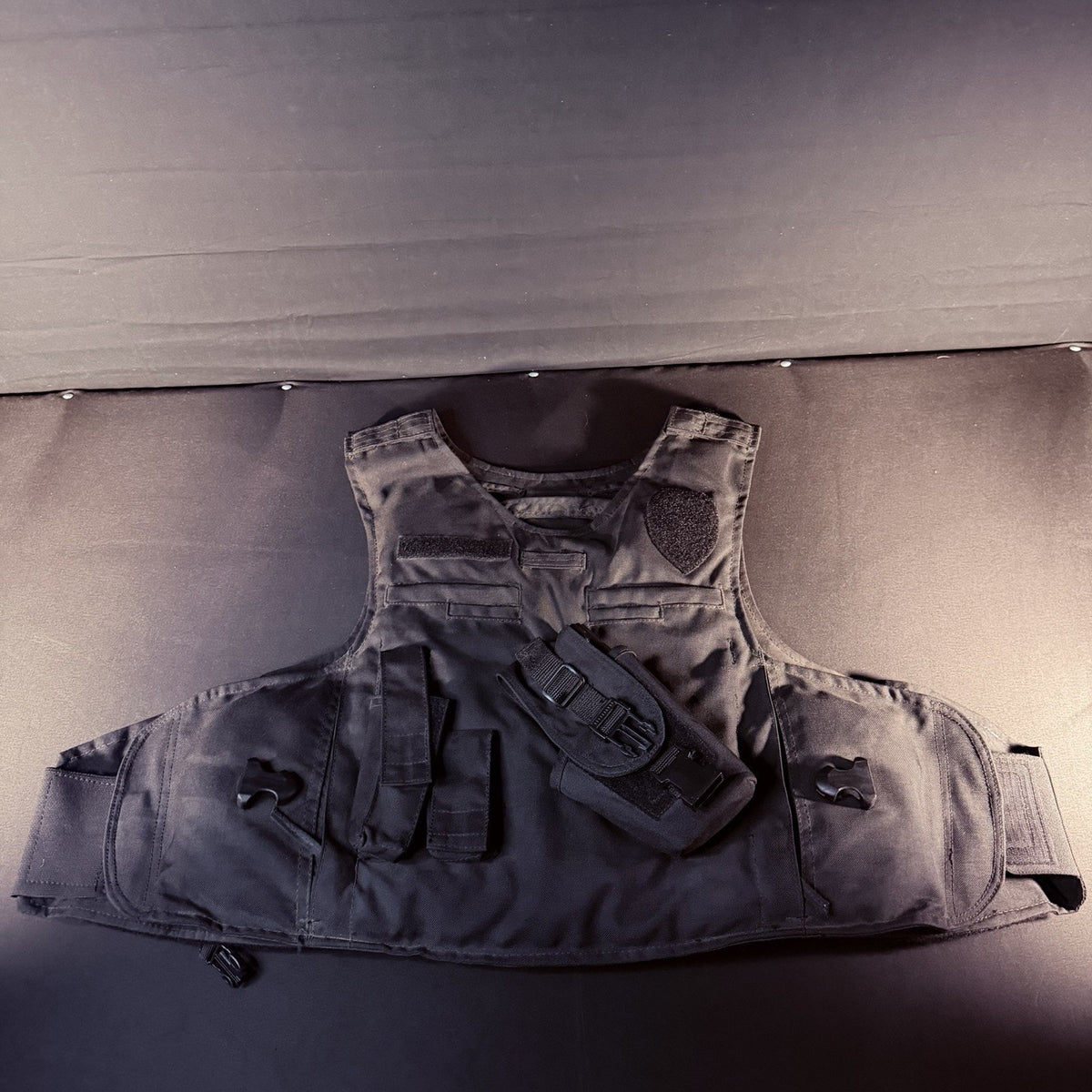 LCS 3A Vest Size Large Tactical Plate Carrier IIIA Ballistic Armor w/Holster
