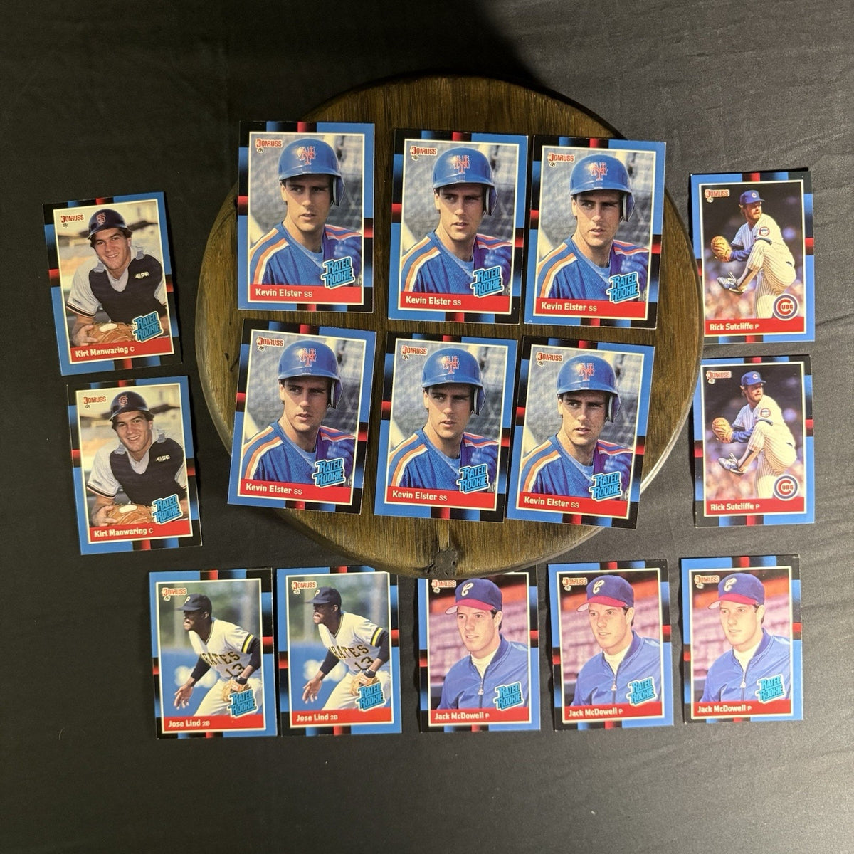 Donruss 1988 Rated Rookies Lot (15) Cards #37,#38,#39,#47,#68 High Grade MLB NM