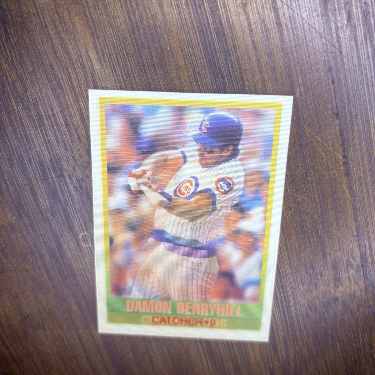 1989 Sportflics Cubs Damon Berryhill & Mike Harkey High Grade (Lot Of 2) Cards