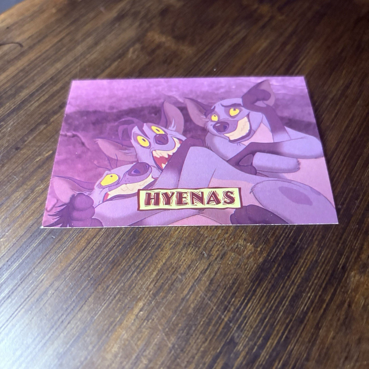 1994 SkyBox The Lion King Series 1 & 2 #75 Hyenas High Grade, See Photos