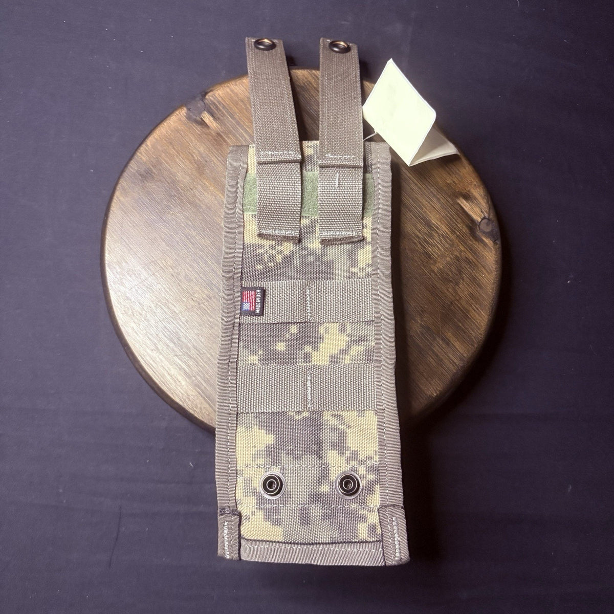 BattleLab 5.56 M4 Rifle Double Tiered Magazine Pouch Multicam Made In USA 2 Mags