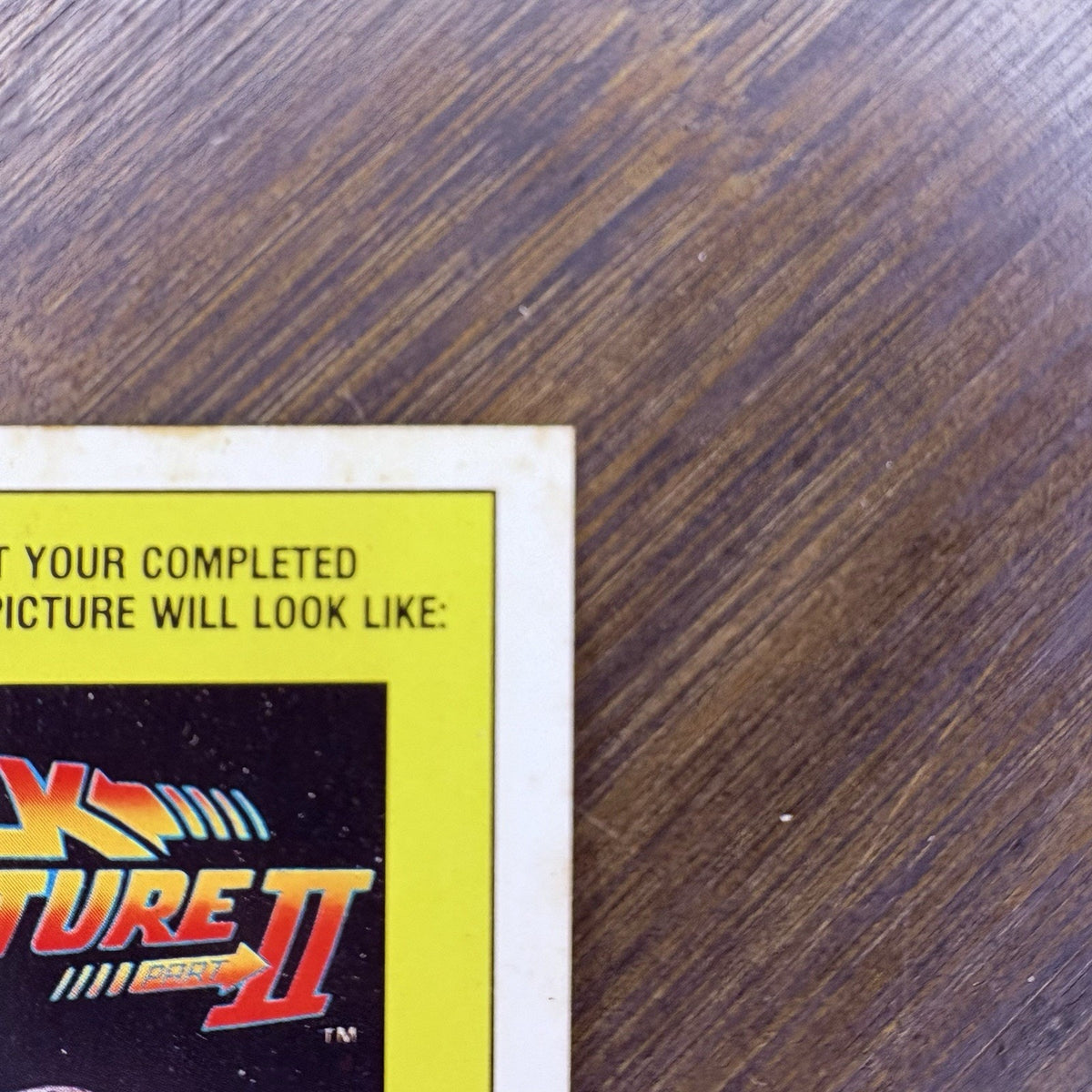 Damaged 1989 Topps Back to the Future Part II Stickers #11 Delorean Time Machine
