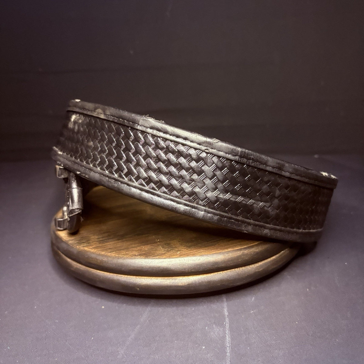 Bianchi Duty Belt Size 36" AccuMold 7960 Black Basketweave Leather