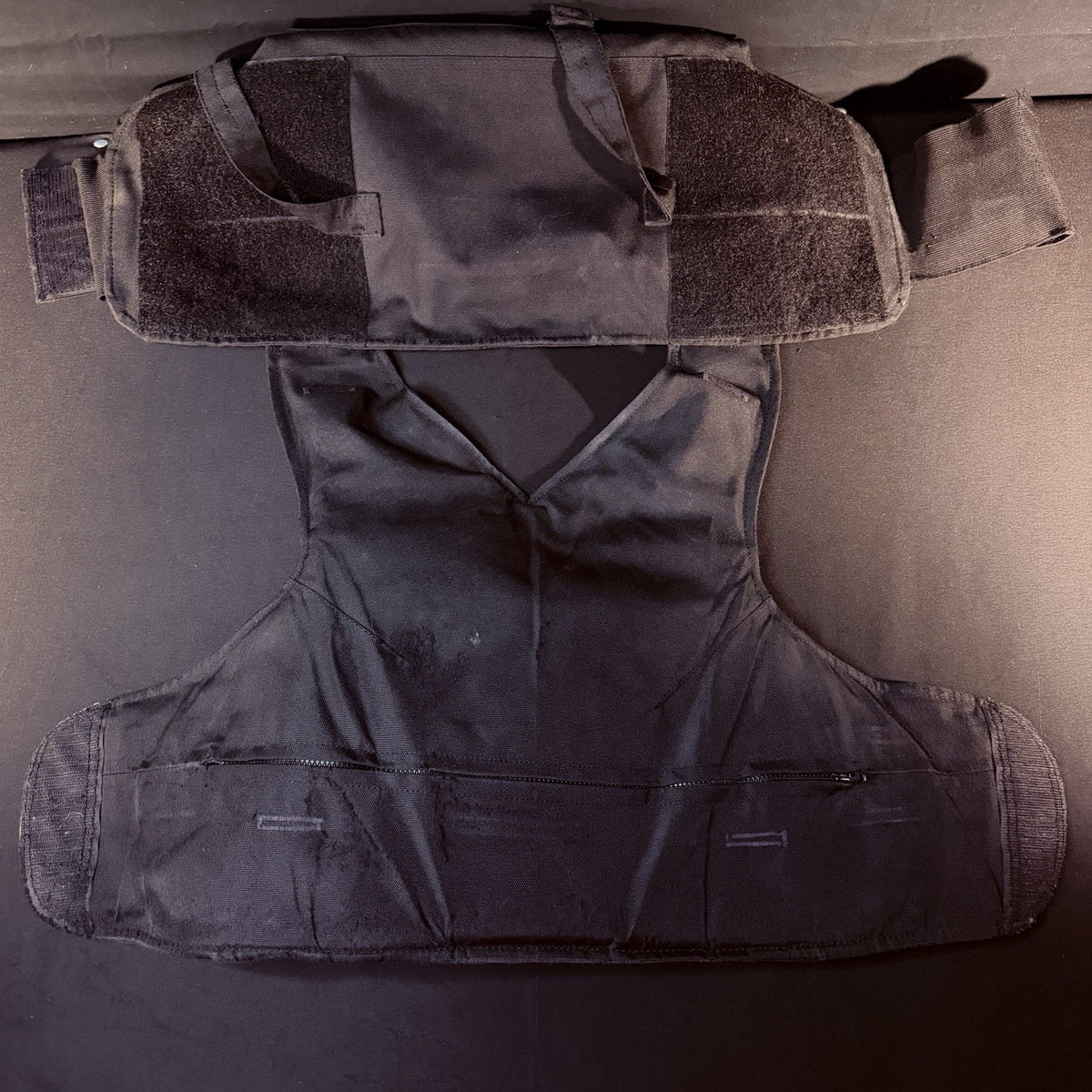 Duty Vest Carrier Size Small Black Tactical Plate Carrier w/Holster and Pouches