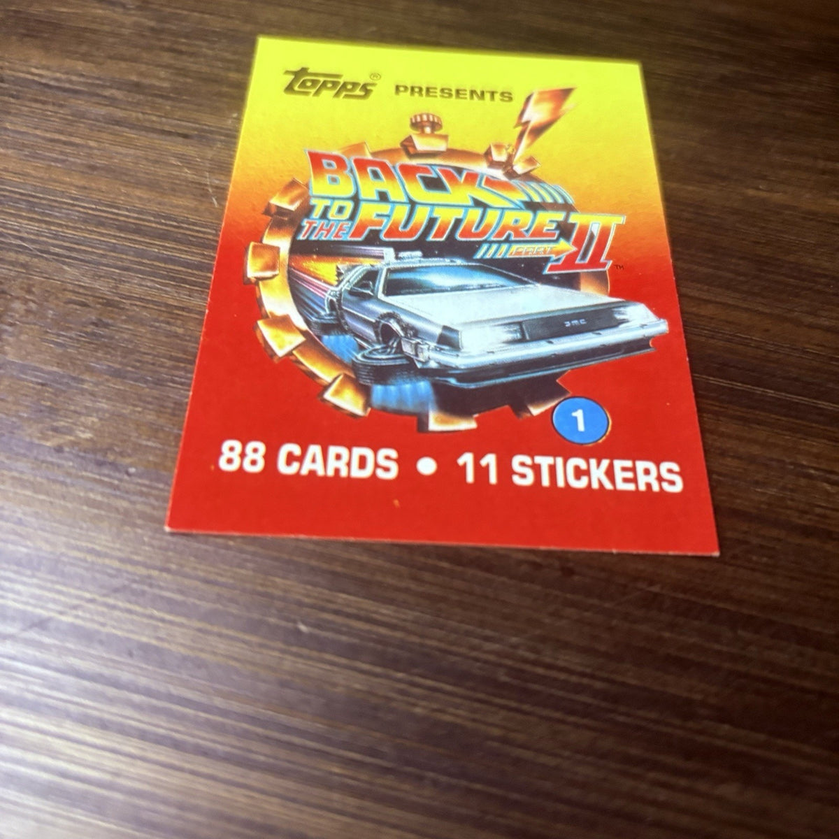 Back To The Future 2 1989 Topps #1 Title Card Will Grade High, See Photos