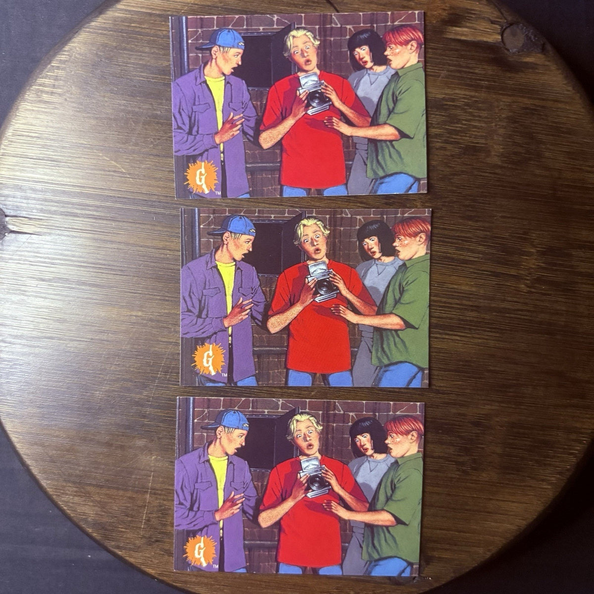 1996 Goosebumps Curious Camera #10 Lot Of (3) High Grade Trading Card See Photos