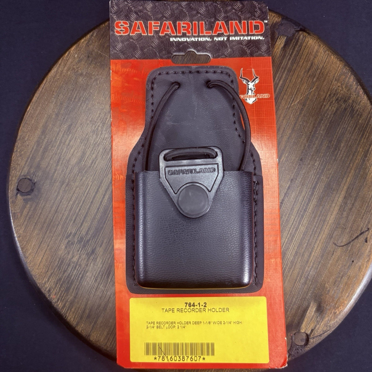 Safariland Tape Recorder Holder Universal Leather Cassette Pouch 764-1-2