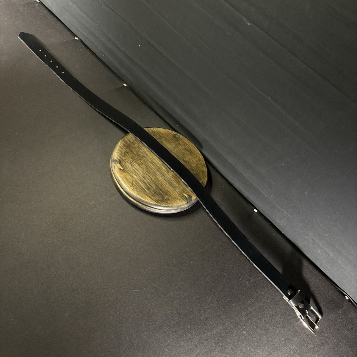Jay Pee Garrison Belt Size 34" Black Leather Off Duty Dress Belt