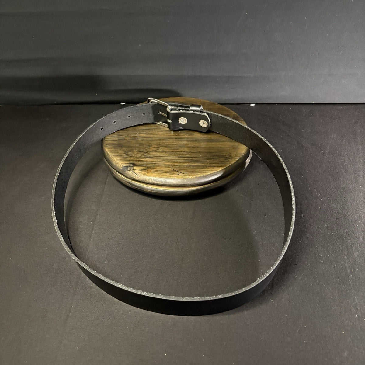 Jay Pee Garrison Belt Size 34" Black Leather Off Duty Dress Belt