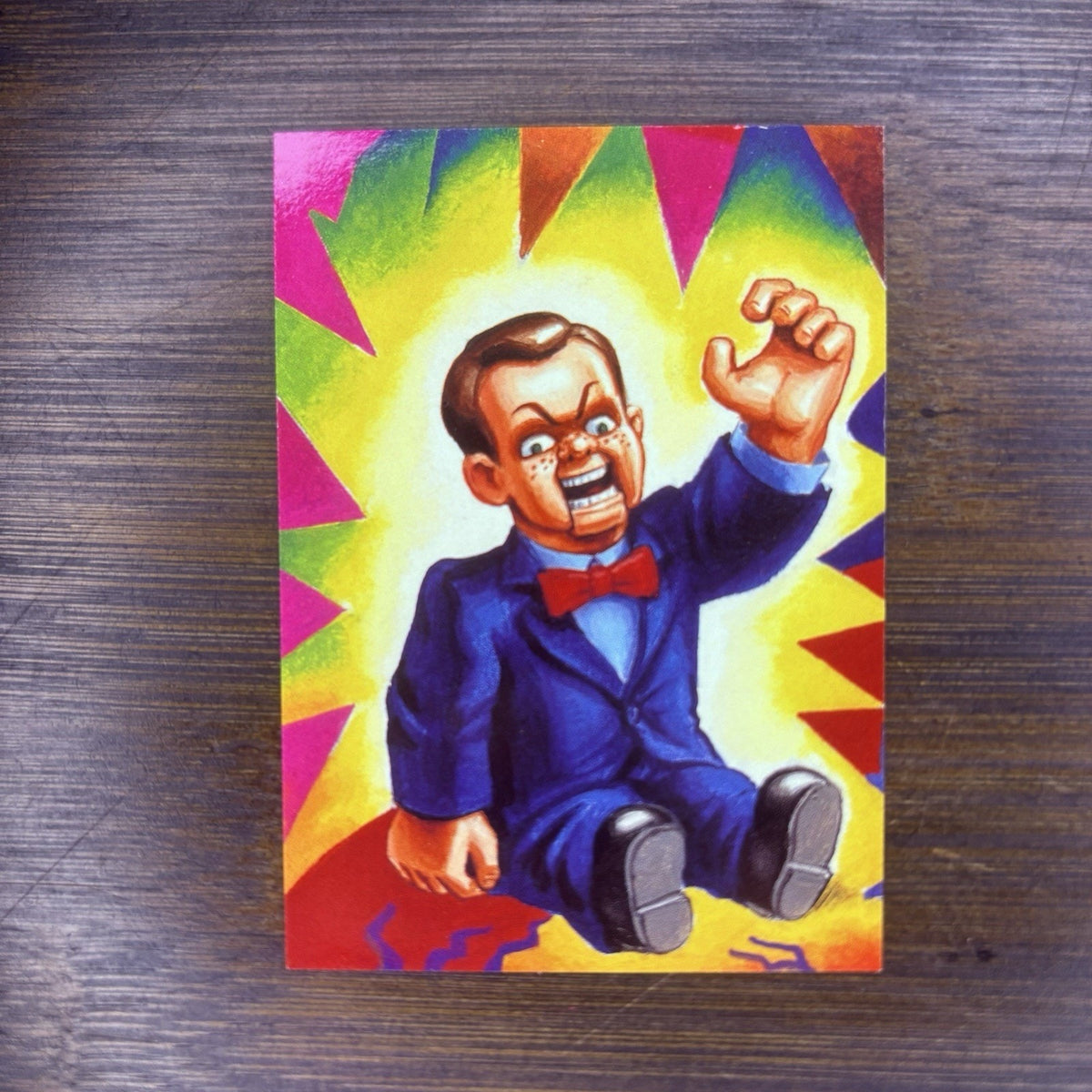 1996 Topps Goosebumps Slappy the Dummy #40 High Grade Card Near Mint See Photos