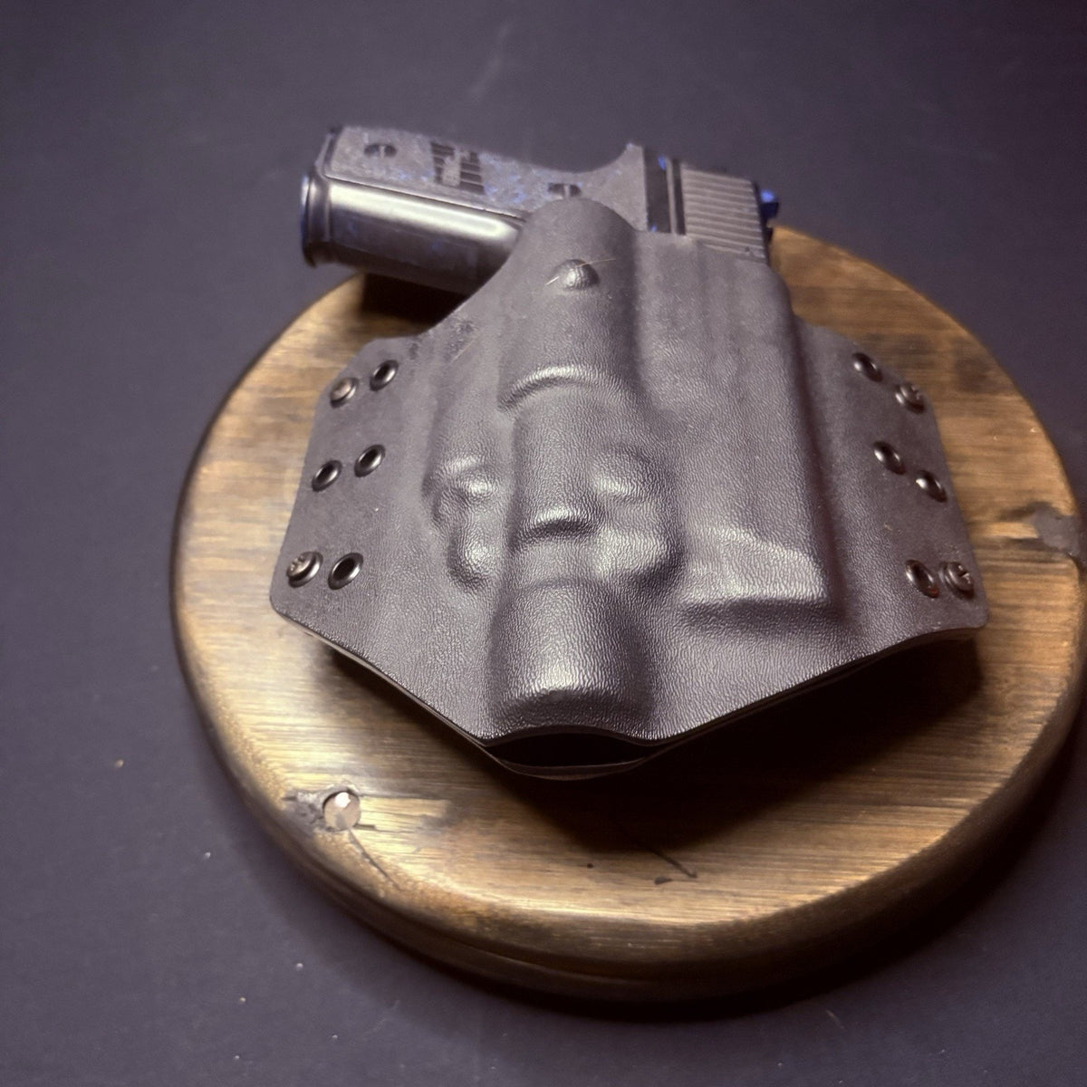 Sig Sauer P228 + Light Holster Kydex Black Double Belt Loop