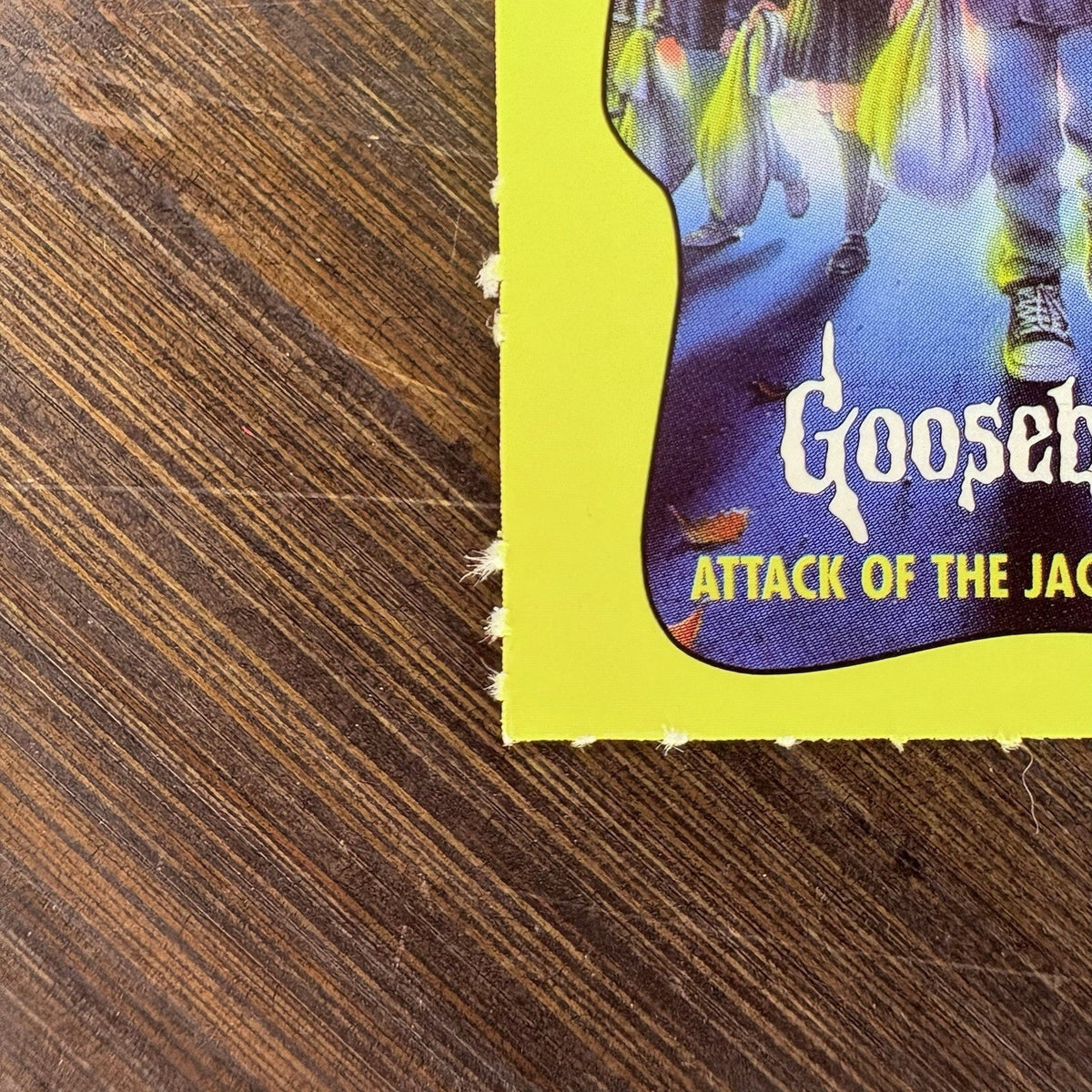 1996 Goosebumps Book R.L. Stine Attack Of The Jack-O'-lanters Bookmark Card #48