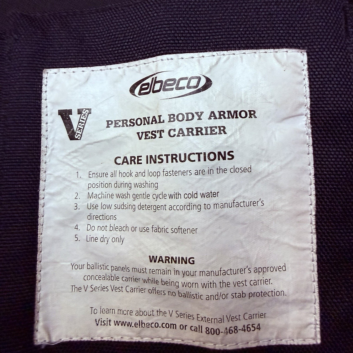 Elbeco Body Shield Carrier Vest Size Large Black w/Magazine & Radio Pouch
