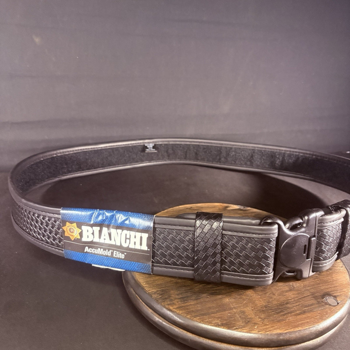 Bianchi 7950 Duty Belt Size XXL 52"- 58" w/ Cop-Loc Buckle, Basketweave Leather