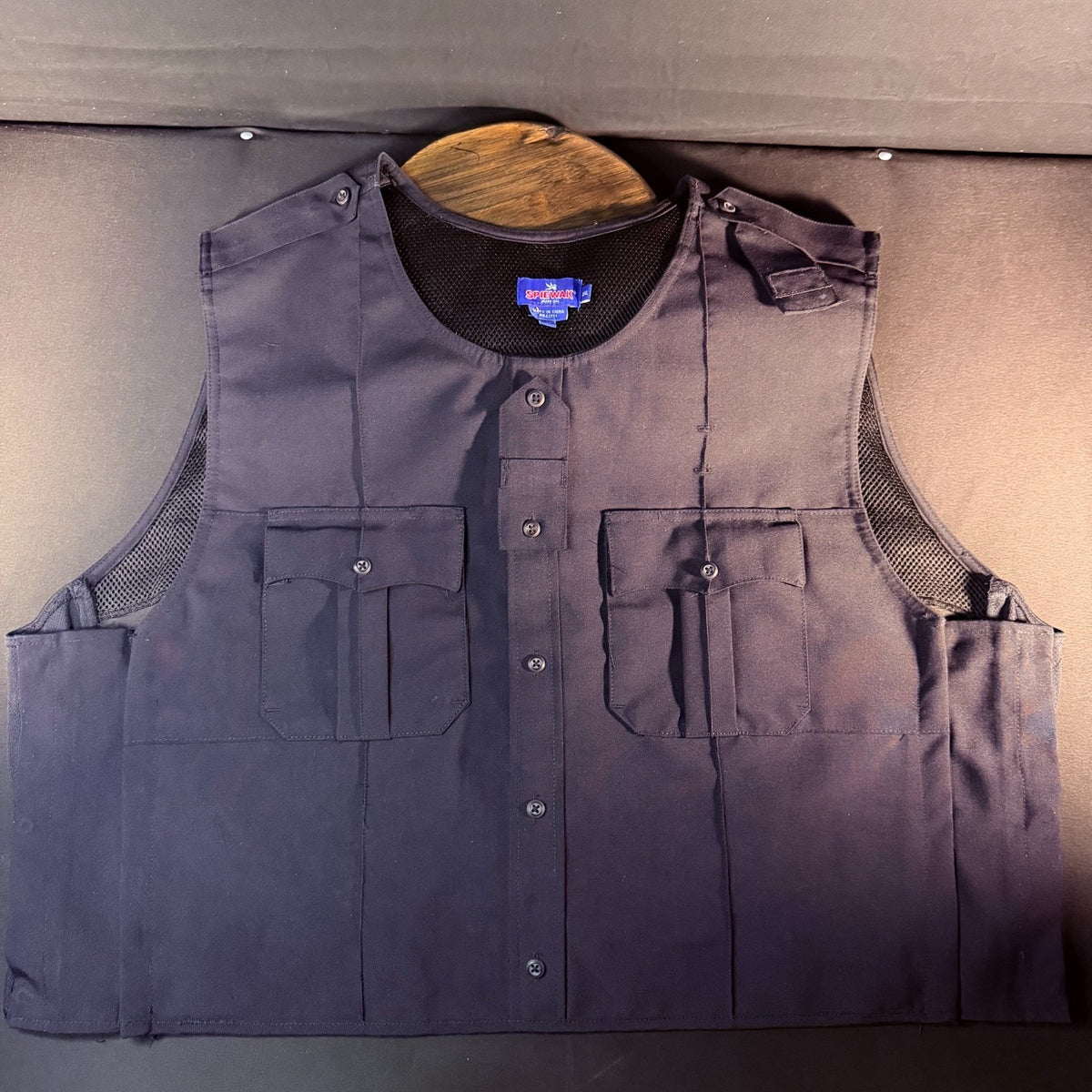 Spiewak Tactical Carrier Vest Soft Armor Vest Navy Size 3XL Mesh Vented Duty
