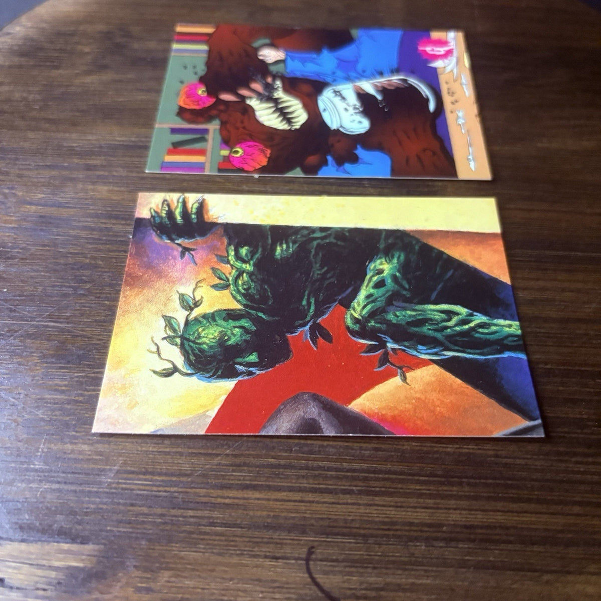1996 Topps Goosebumps Lot Of (2) "Monsters" Trading Cards All High Grade
