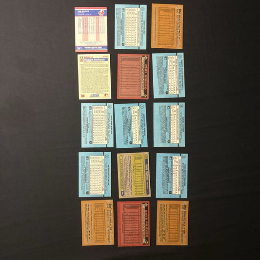 1988 Baseball Card Lot (15) All High Grade Topps, Donruss, Score, Fleer