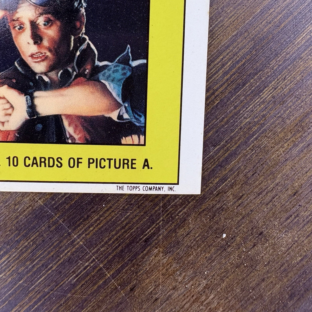 Damaged 1989 Topps Back to the Future Part II Stickers #11 Delorean Time Machine