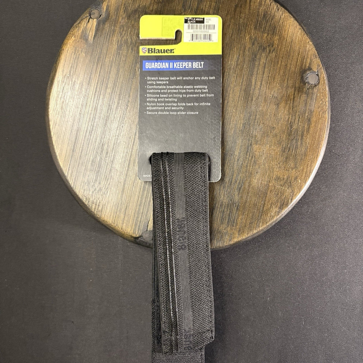 Blauer Guardian II Keeper Belt Size XS 26"-28" Black Under Duty Belt #B004