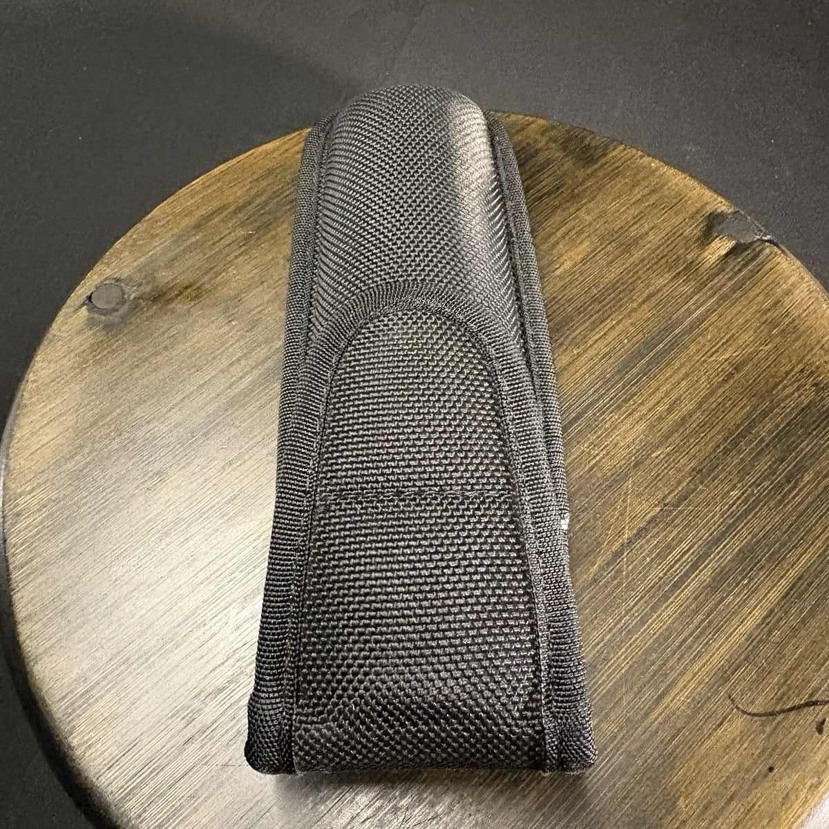 Bianchi Flashlight Pouch Size 7” Black Nylon Accumold Hook Loop Closure