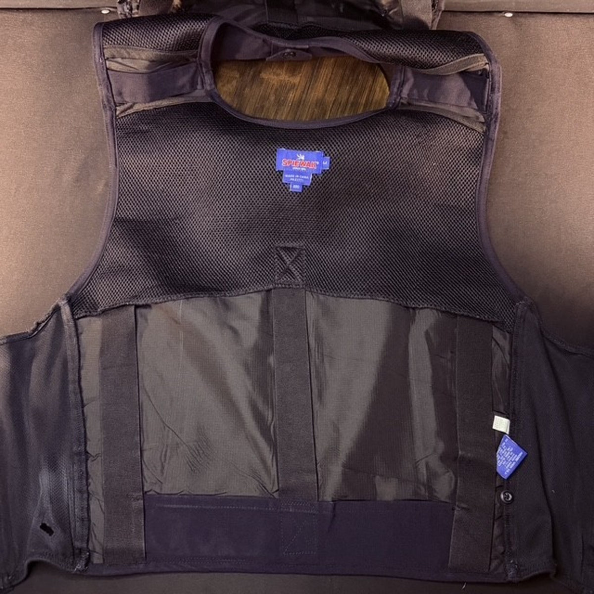 Spiewak Tactical Armor Carrier Vest Size Medium Regular Dark Navy Mic Tab Duty