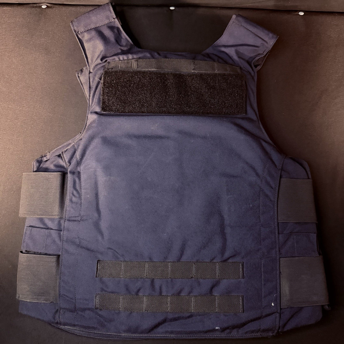 PB Tactical 3A Carrier Vest Size Medium Long Blue Ballistic IIIA, Vented Padding