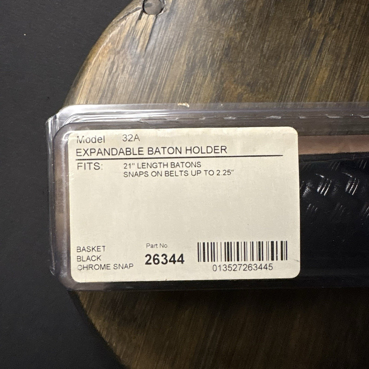 Bianchi Baton Holder 32A For 21" Expandable Basketweave Leather 2.25" Loop