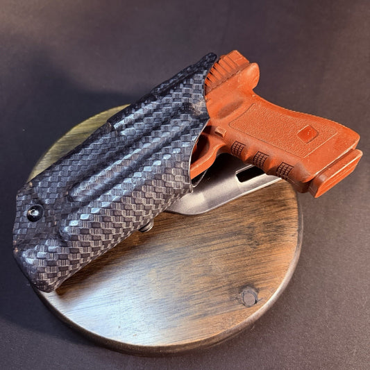 Safariland 6395 Glock Duty Holster ALS Lvl 1 Glock 17/22 w/Light Basketweave RH