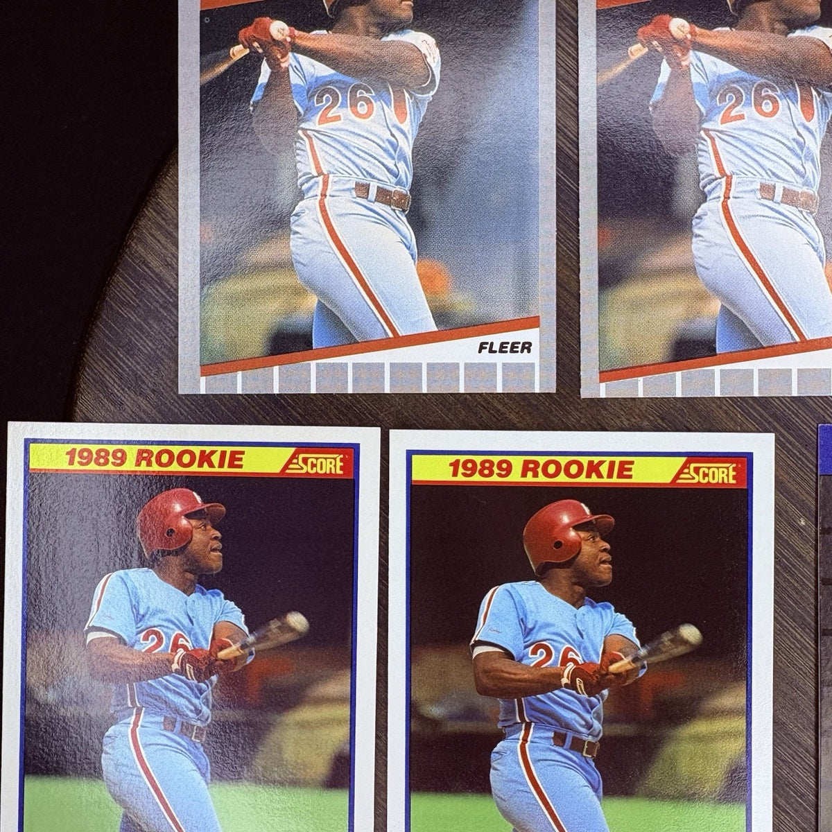Ron Jones (Lot Of 7) Rated Rookie Cards, Donruss, Fleer, Score #574, #40, #639