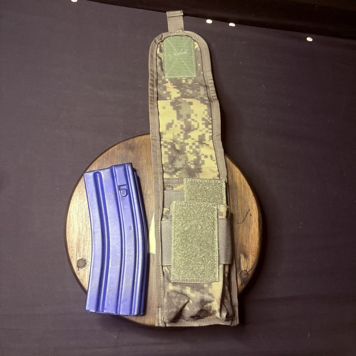 BattleLab 5.56 M4 Rifle Double Tiered Magazine Pouch Multicam Made In USA 2 Mags