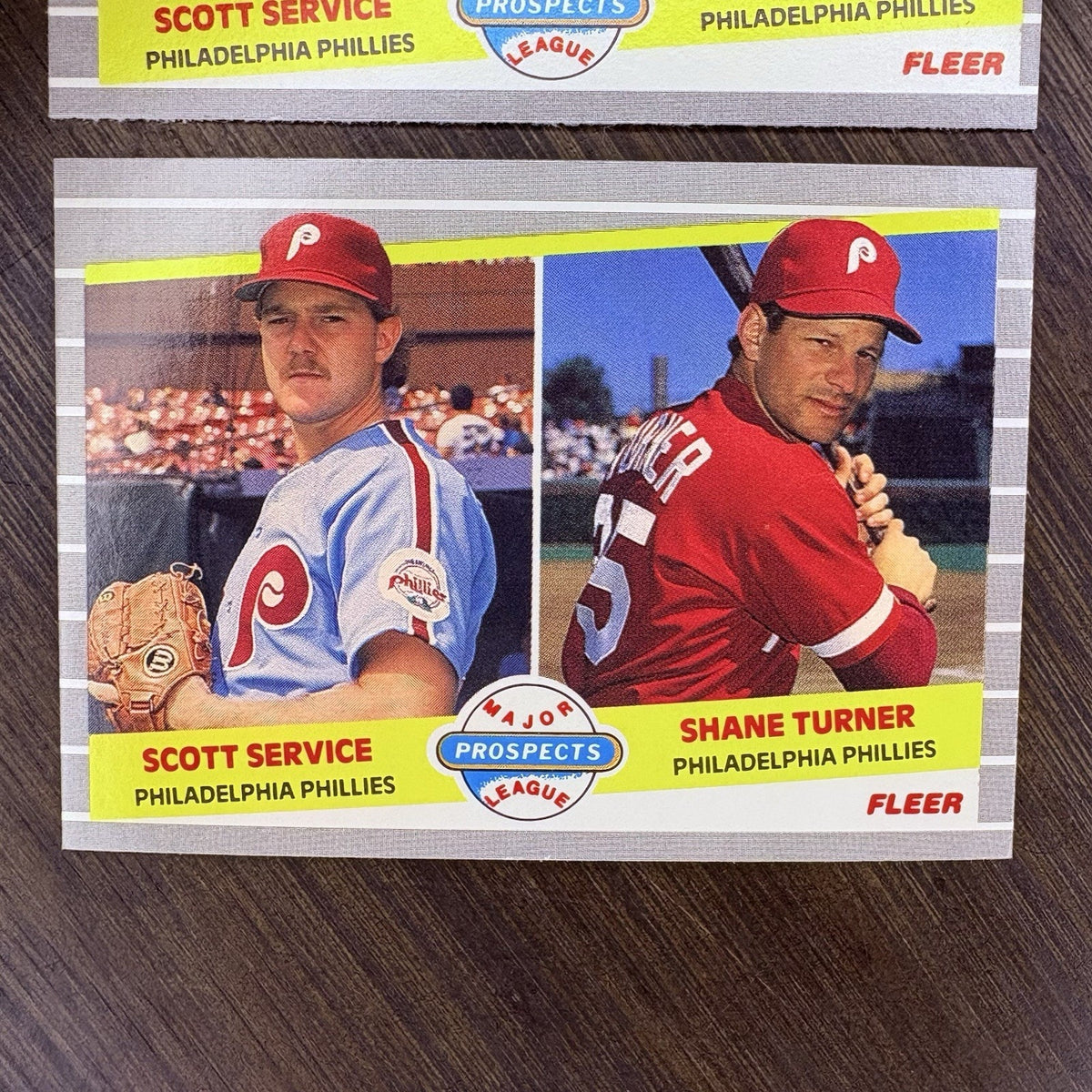 Fleer 1989 Prospects Scott Service Shane Turner #653 (2)High Grade Trading Cards