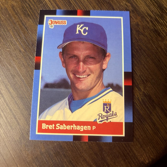 1988 Bret Saberhagen Donruss #96 High Grade Baseball Card See Photos