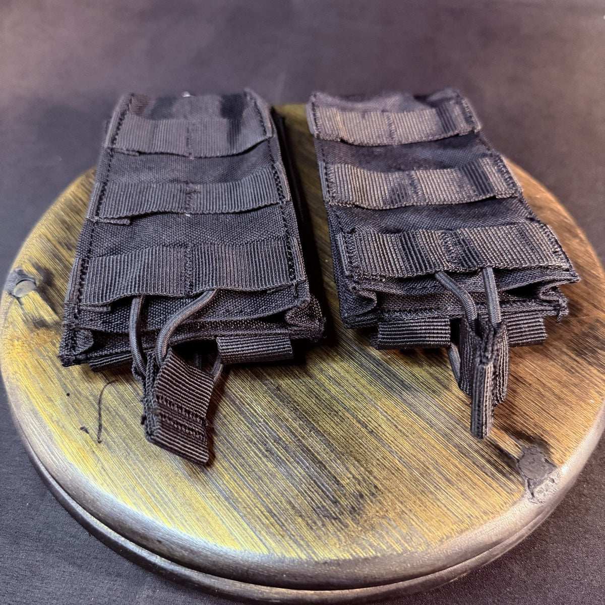 USA Made M4 Single Magazine Pouch MOLLE Black Nylon Lot Of 2