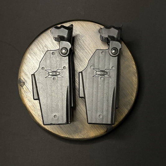 Blade-Tech X26 Taser Holster Right Hand W/Swivel Belt Loop & Hood Lot Of 2