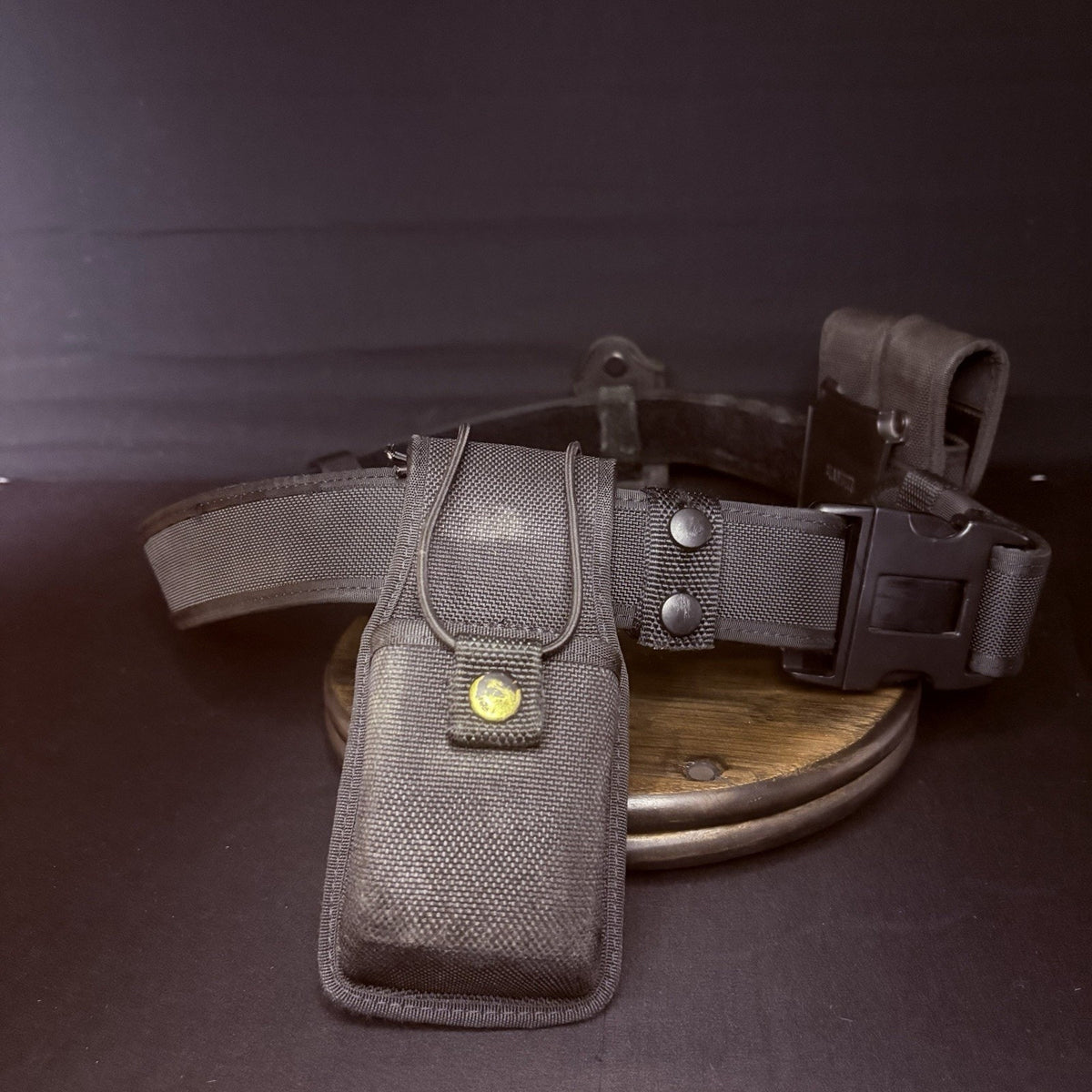 Bianchi Nylon Duty Belt 40"- 46" w/Radio Pouch & 10mm, .45 Pouch + Belt Keepers