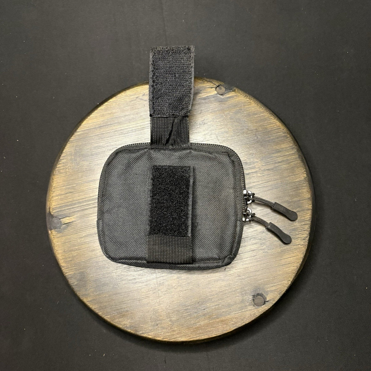 KEN BEE Tactical ID Pouch Size 5"x 4" Black Nylon Carrier Loop Attachment