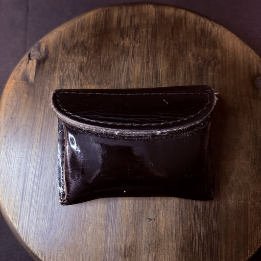 Safariland Glove Pouch High Gloss Black Leather Model 33-3