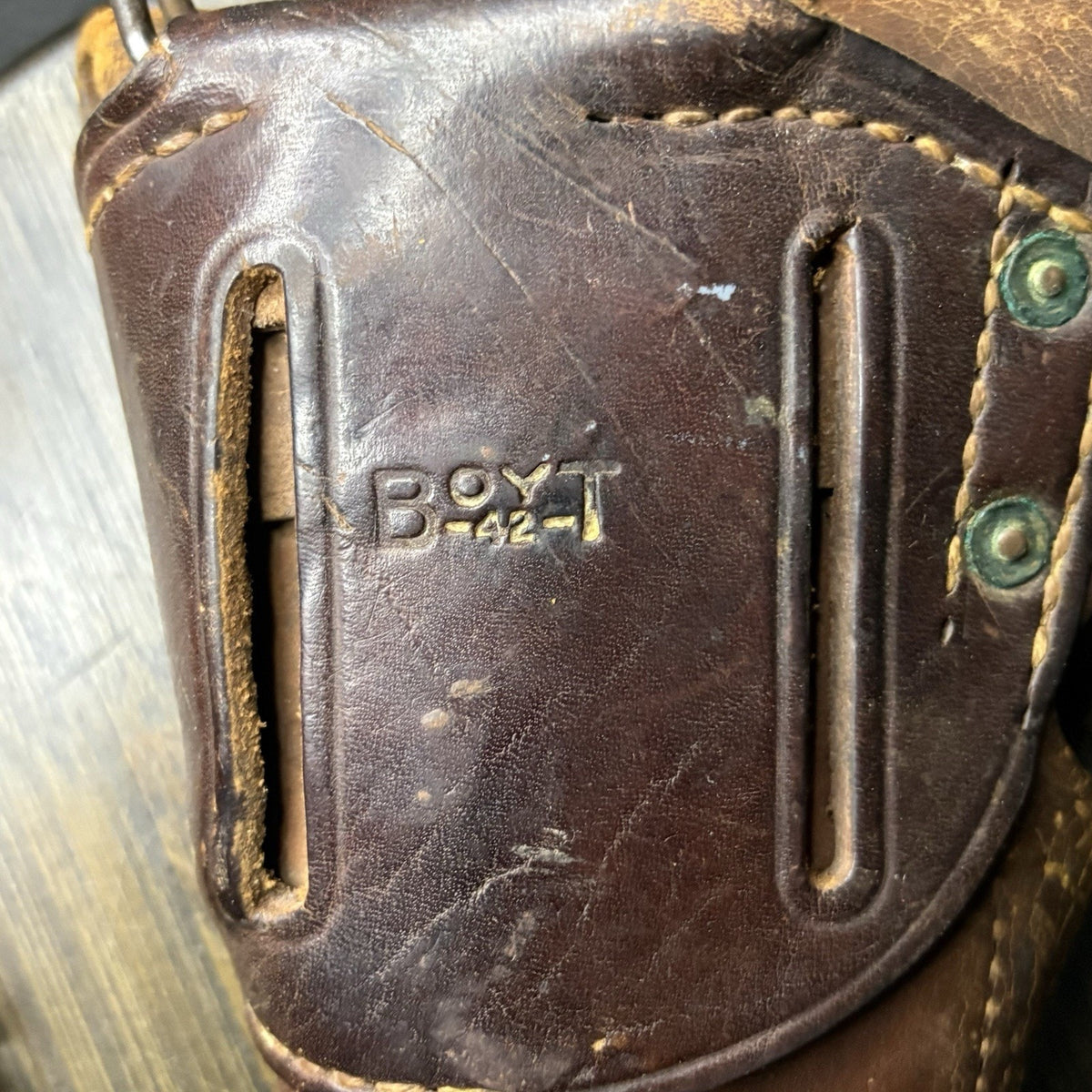 Boyt M1916 Holster US Military 1911 Marked 1942 Vintage Leather WWII