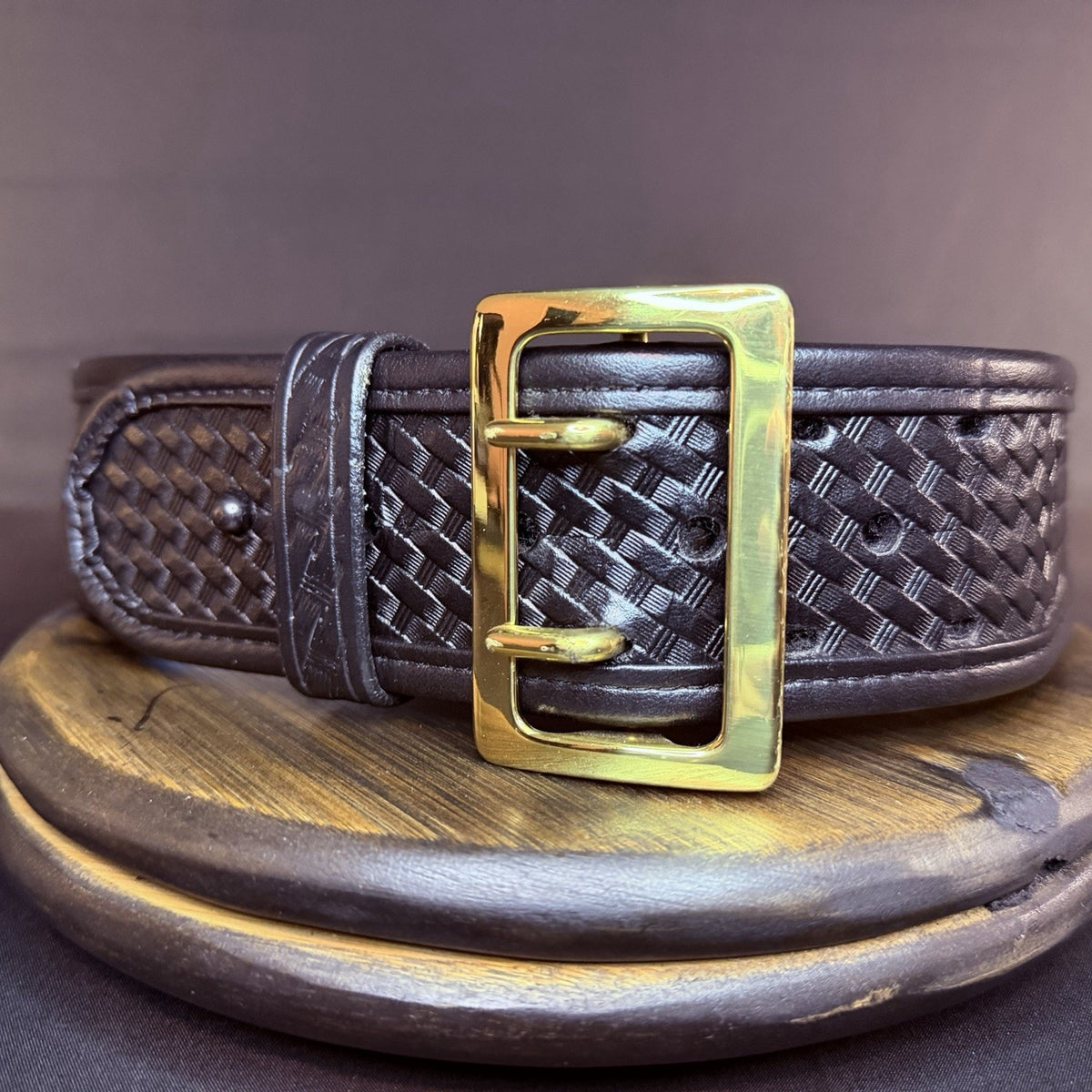 Bianchi 7960 Duty Belt Size 26"- 28" Brass Buckle, AccuMold Elite Browne 2.25"