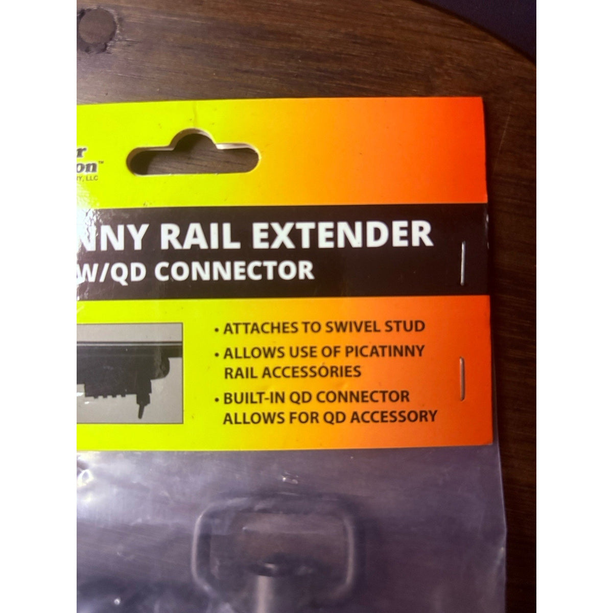 Outdoor Connection Swivel Stud Picatinny Rail Extender w/ QD Connector