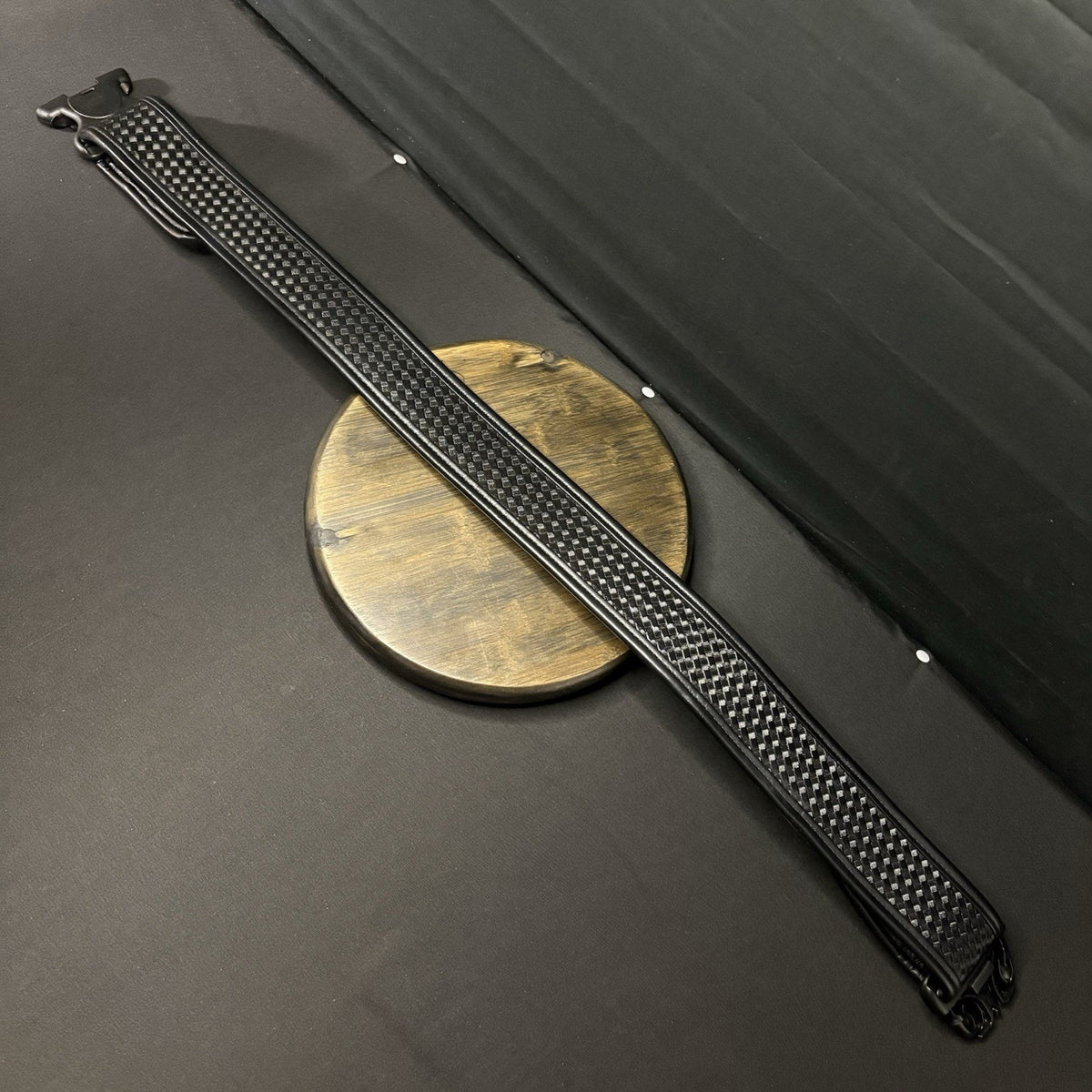 Bianchi 7950 Duty Belt Size Small 28”-32" w/ Cop-Loc Buckle, Basketweave Leather